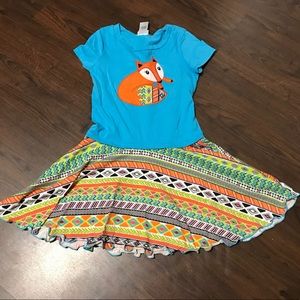 Girls Fox Dress